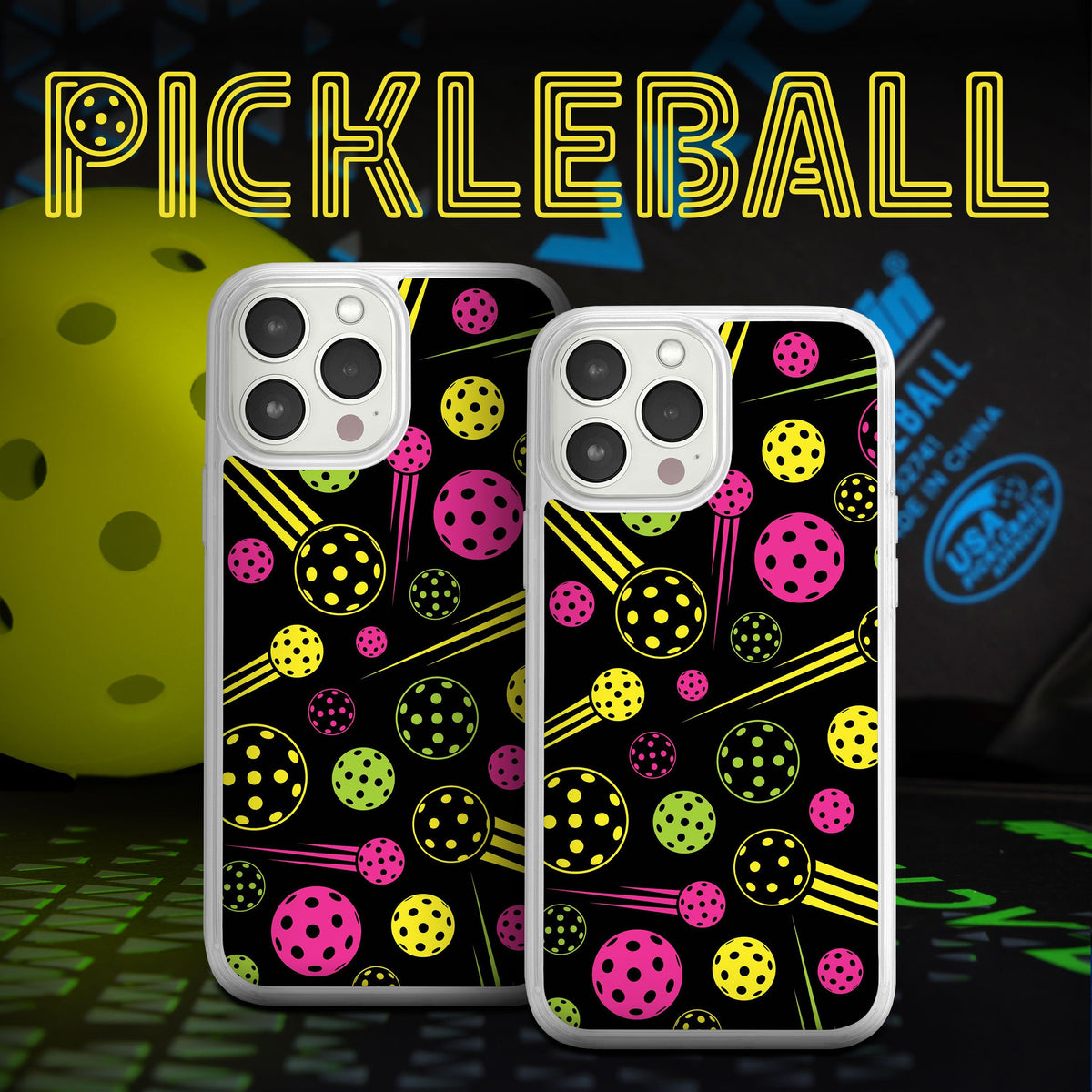 Pickleball HD Apple iPhone 11 Series Phone Case