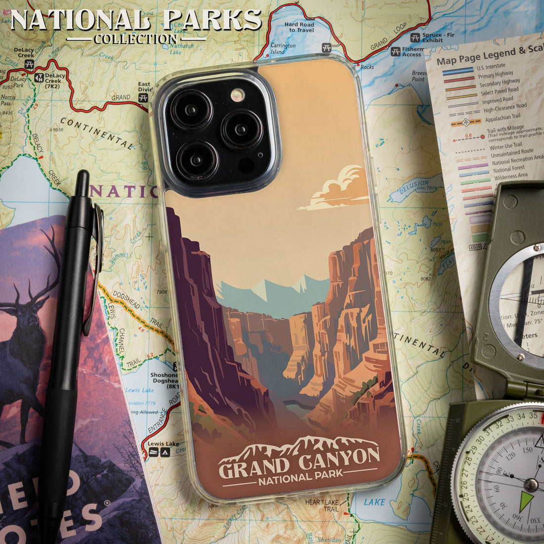 National Parks Grand Canyon HD Apple iPhone 14 Series Mag-Safe Phone Case