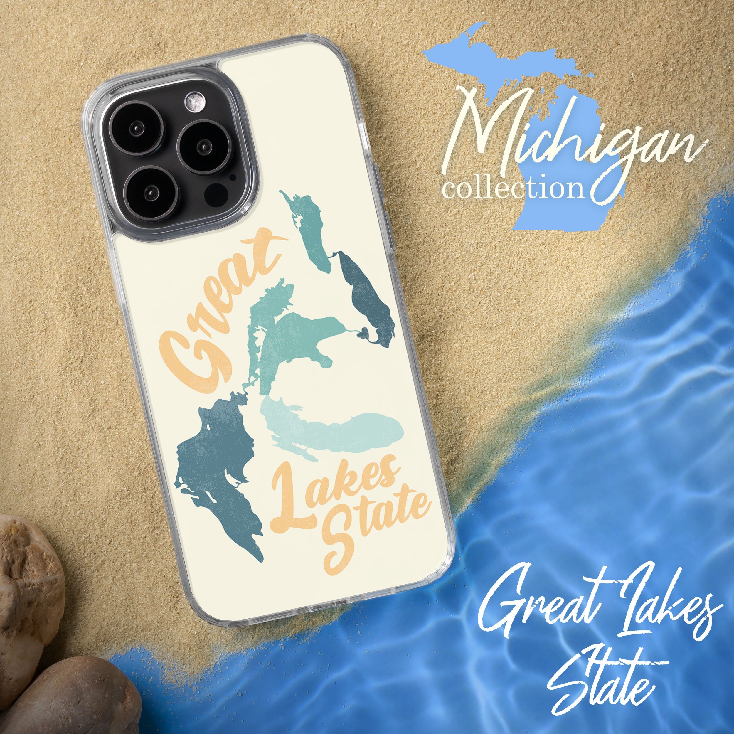 Michigan HD Apple iPhone 15 Series Mag-Safe Phone Case