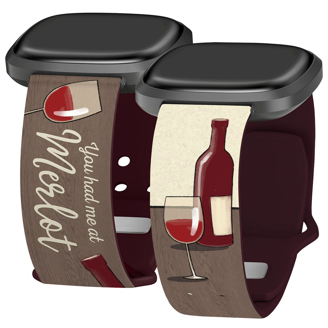 Wine Beer & Booze Champagne Watch Band for Fitbit Versa 3 Sense