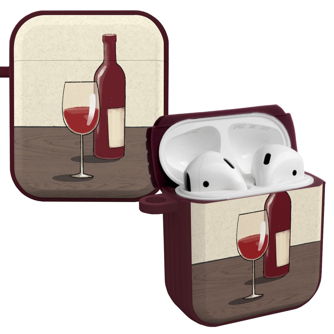 Wine Beer Booze HDX Protective Case for Apple AirPods Gen 1 2