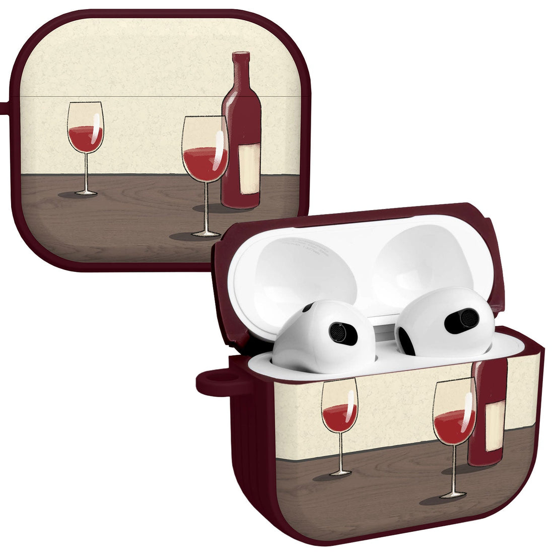 Wine Beer Booze HDX Protective Apple AirPods Gen 3 Case Cover