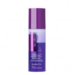 Bottle of Fanola 2-Phase Potion 5oz leave-in detangling and anti-frizz spray
