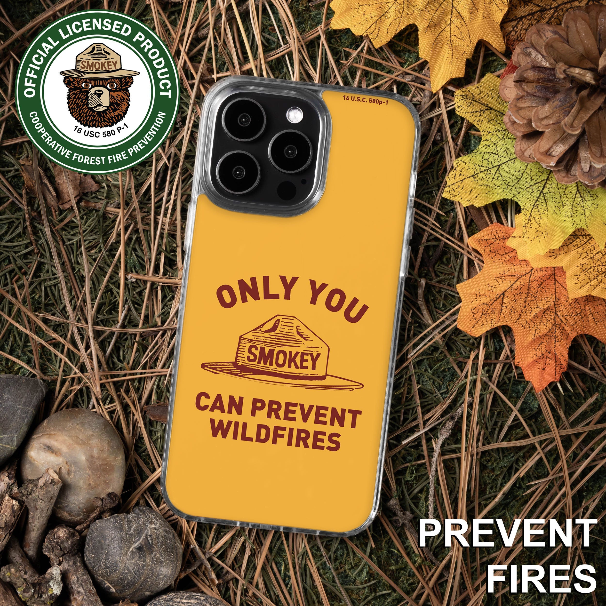Smokey Bear iPhone 11 Series Case - Vintage Outdoorsy Protection