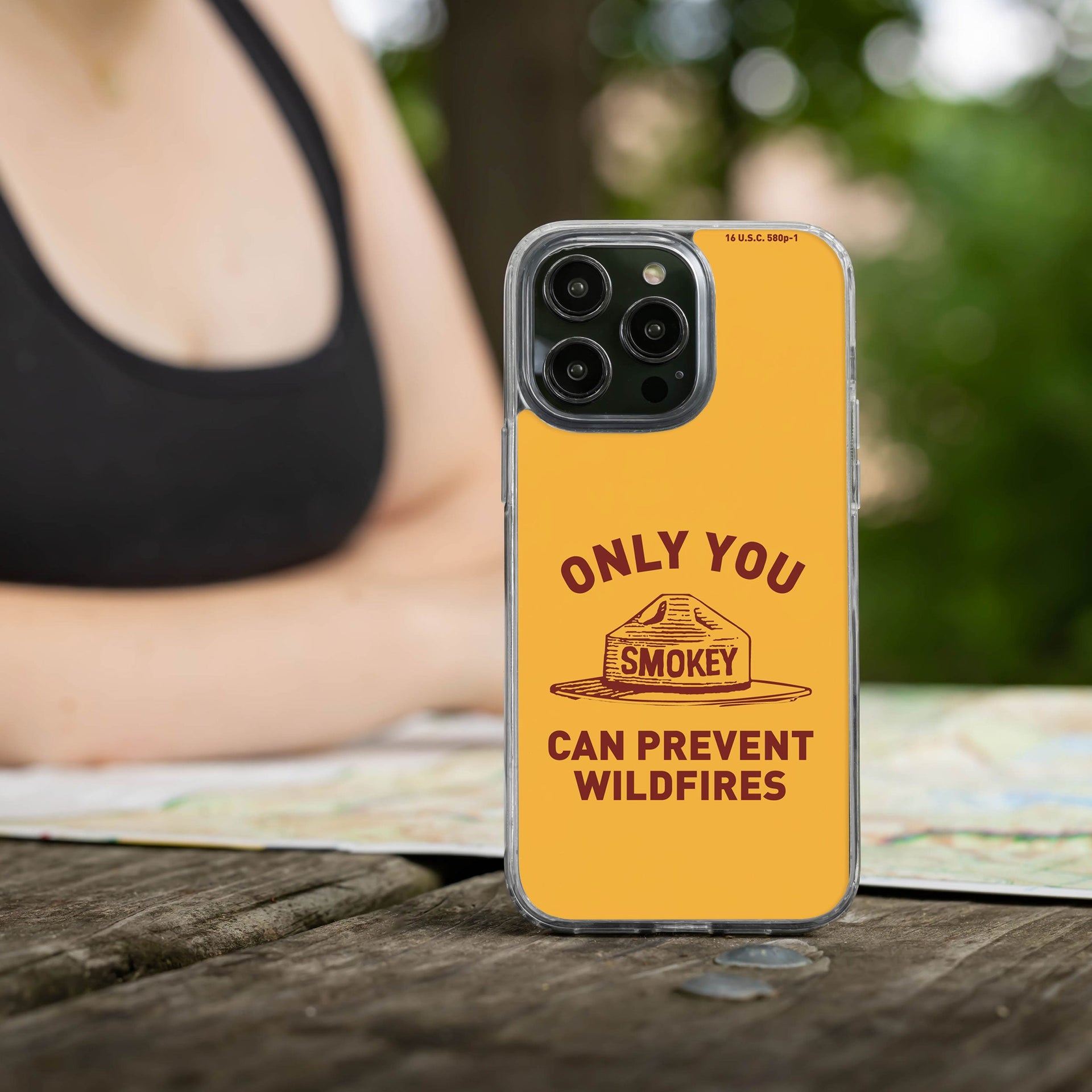 Smokey Bear Classic HD Apple iPhone 12 Series Mag-Safe Phone Case