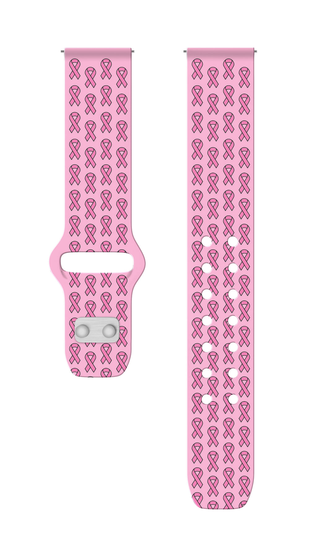 Breast Cancer Awareness HD  Watchband for Samsung, Garmin, Fossil, and More