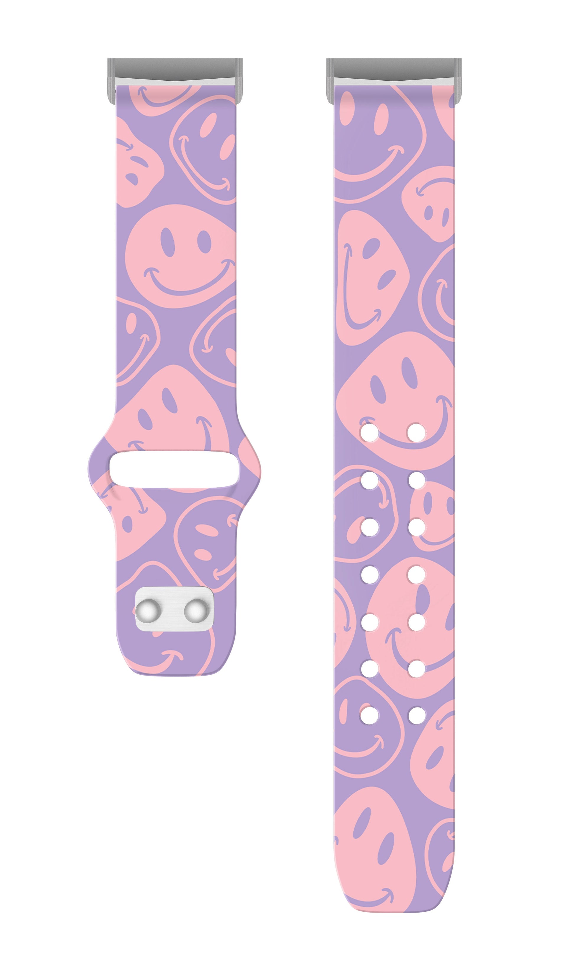 Y2K Checkered Print Watch Band for Fitbit Versa 3 and Sense 1
