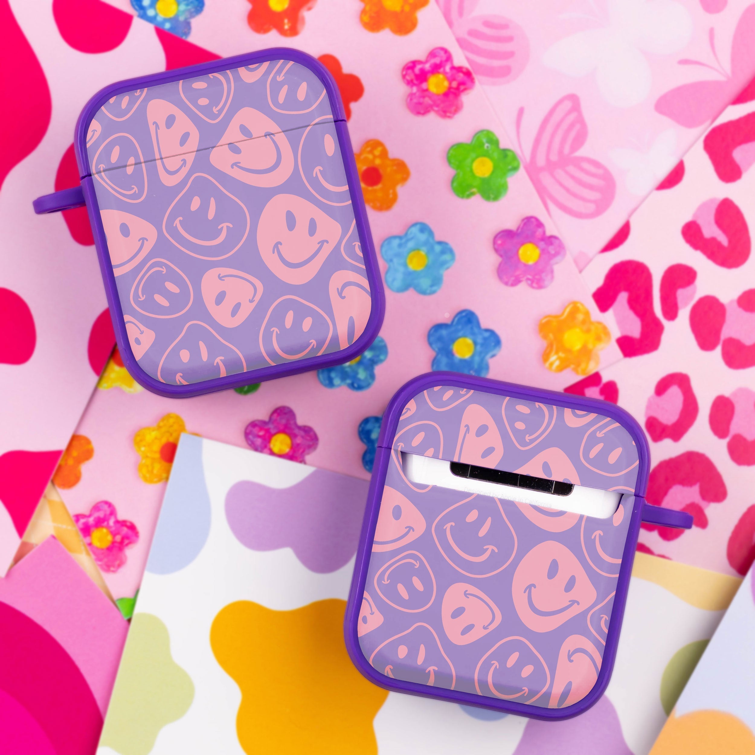 Y2K Smiley AirPods Case Gen 1 & 2 - Retro Collection