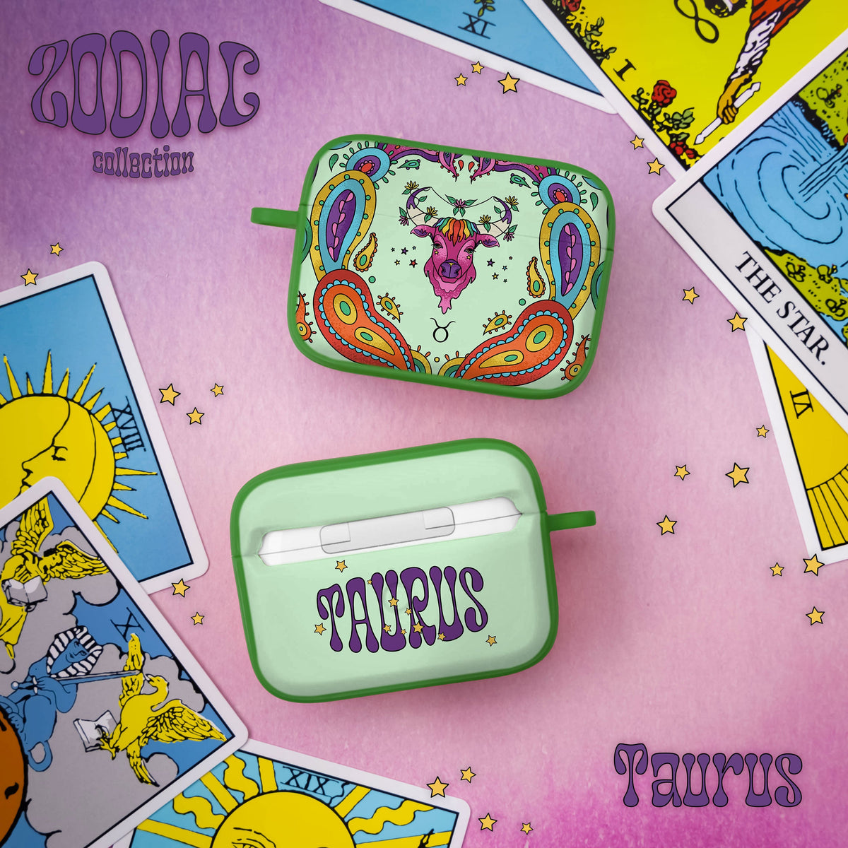 Zodiac Collection Protective Case for Apple AirPods Pro 1 & 2
