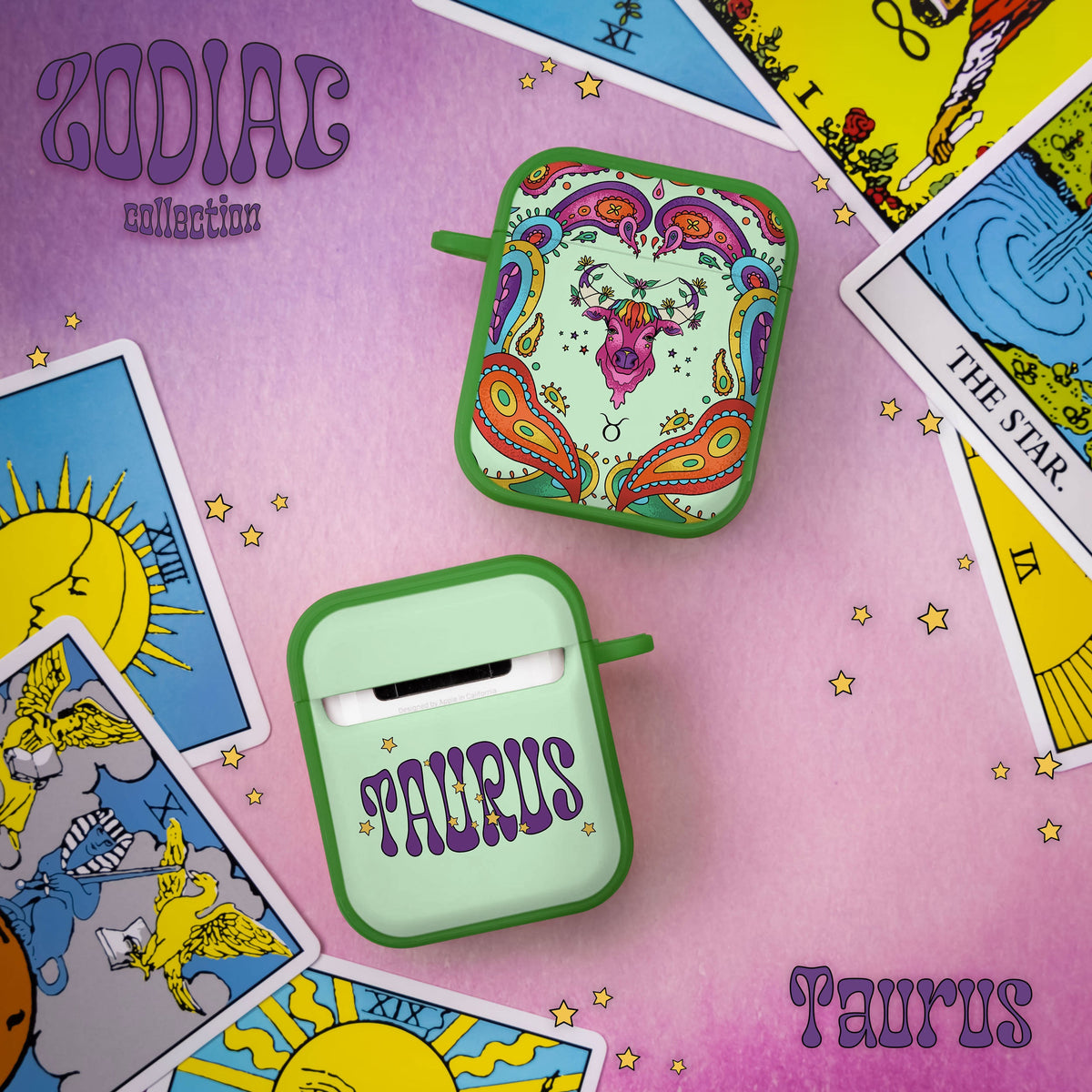 Zodiac Collection Protective Case for Apple AirPods Gen 1 & 2 - Image 2
