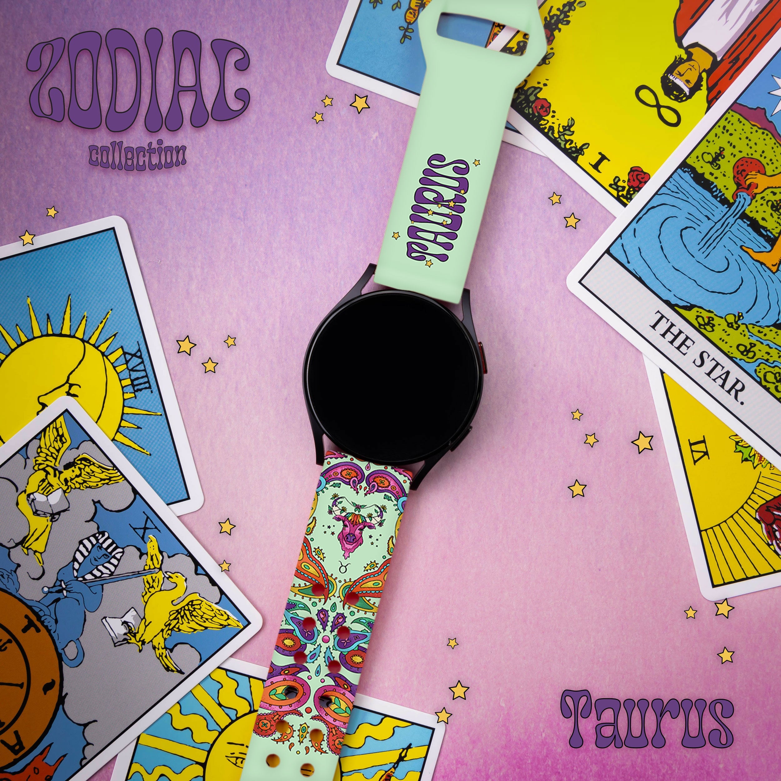 Zodiac Collection HD Watchband for Samsung Galaxy 20mm Watches