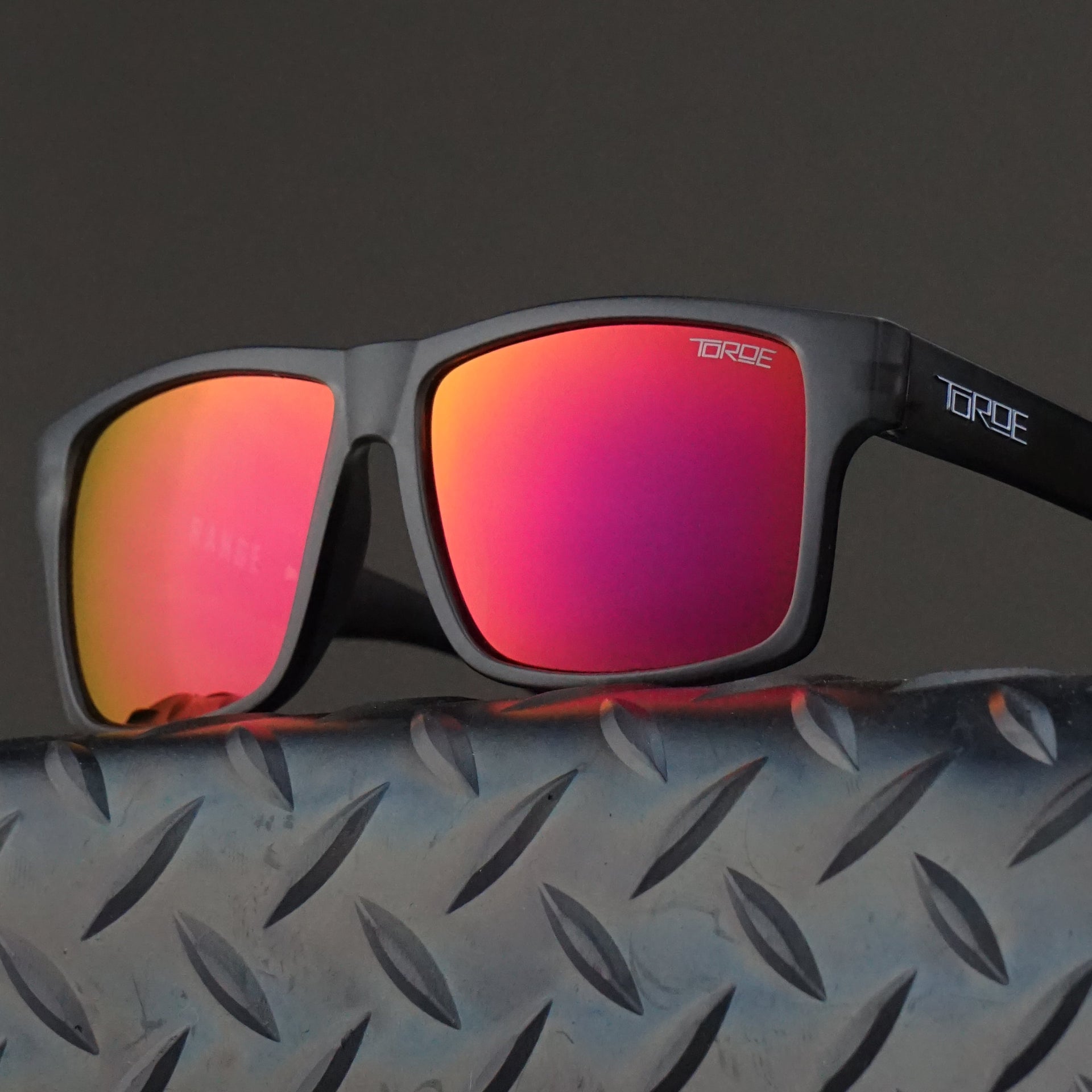 Purple Pink Polarized Mirrored Sunglasses for Outdoor Sports