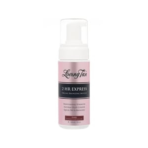 Loving Tan 2HR Express Mousse Dark 120ml bottle for professional self-tanning