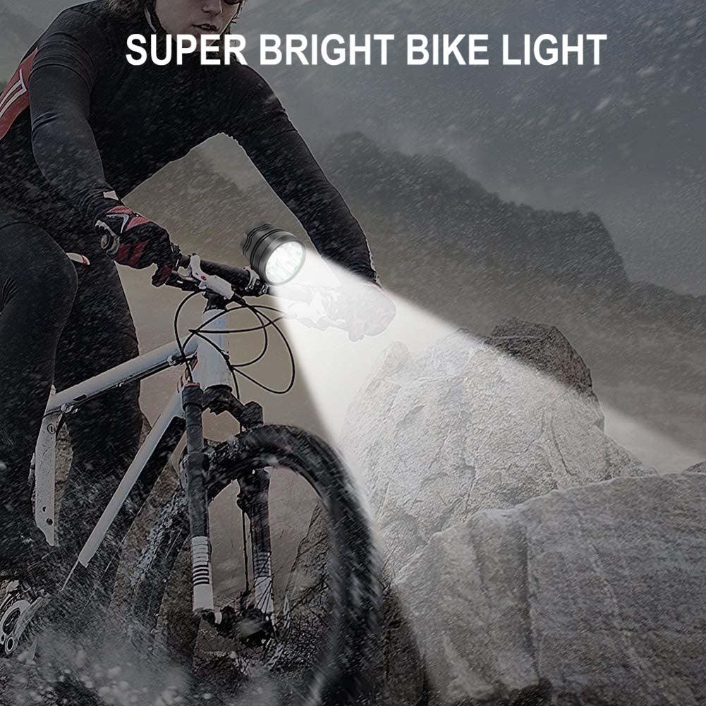 2-in-1 LED Bike Headlight High-Lumens Cycling Front Light