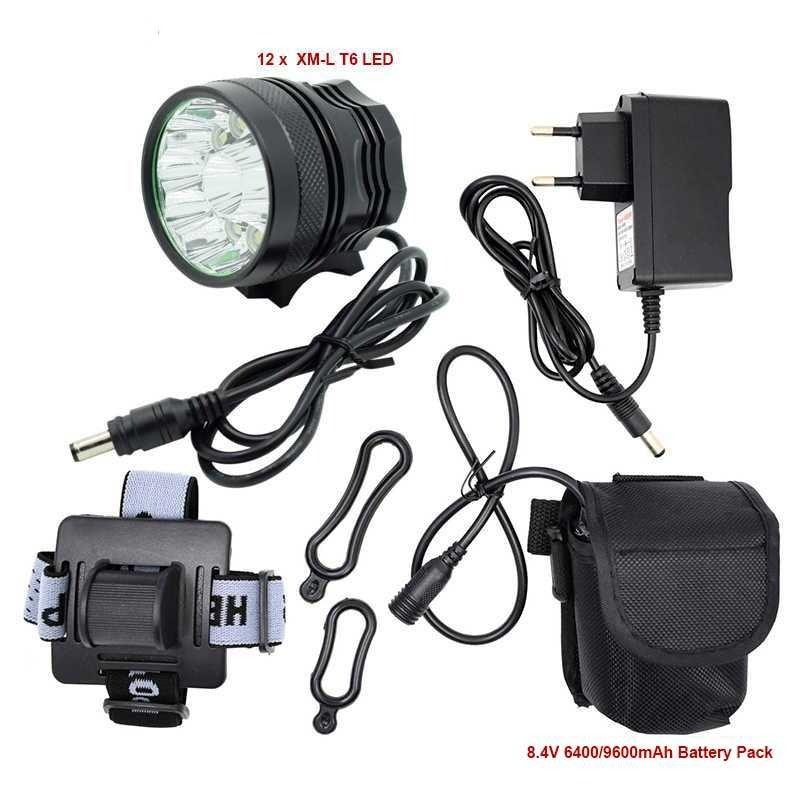 2-in-1 LED Bike Headlight High-Lumens Cycling Front Light