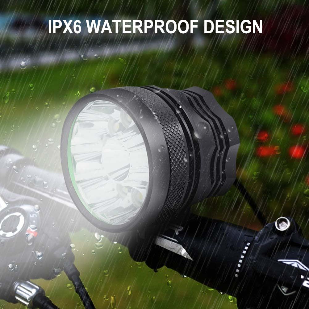 2-in-1 LED Bike Headlight High-Lumens Cycling Front Light