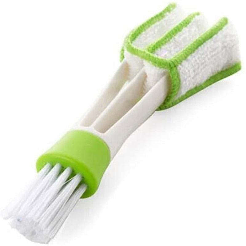 2-in-1 Car Air Vent Cleaning Tool with Microfiber Brush