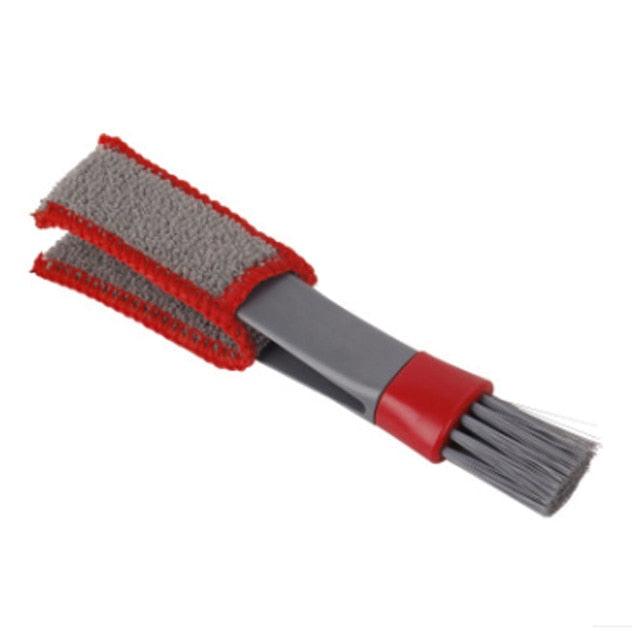 2-in-1 Car Air Vent Cleaning Tool with Microfiber Brush