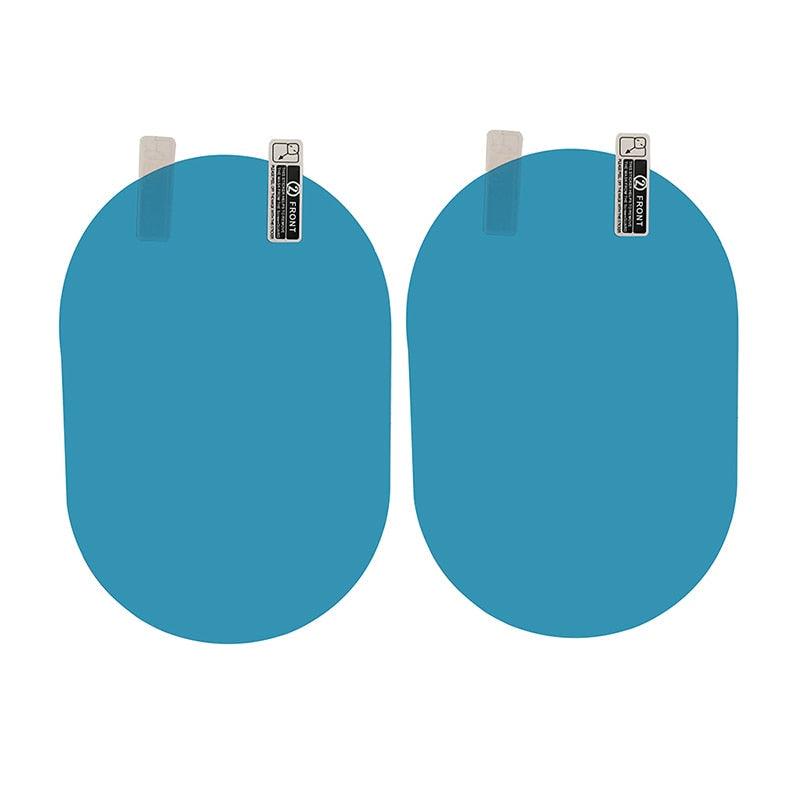 2 Pcs Car Rearview Mirror Rainproof Film Anti-Fog Protective Film