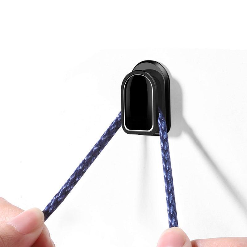 2 Pcs Cartoon Car Dashboard Hooks Mini Adhesive Organizer Hangers