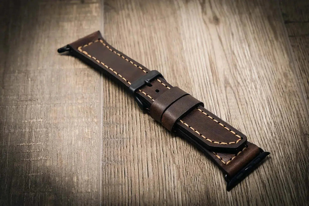 Apple Watch Leather Band - Walnut Brown