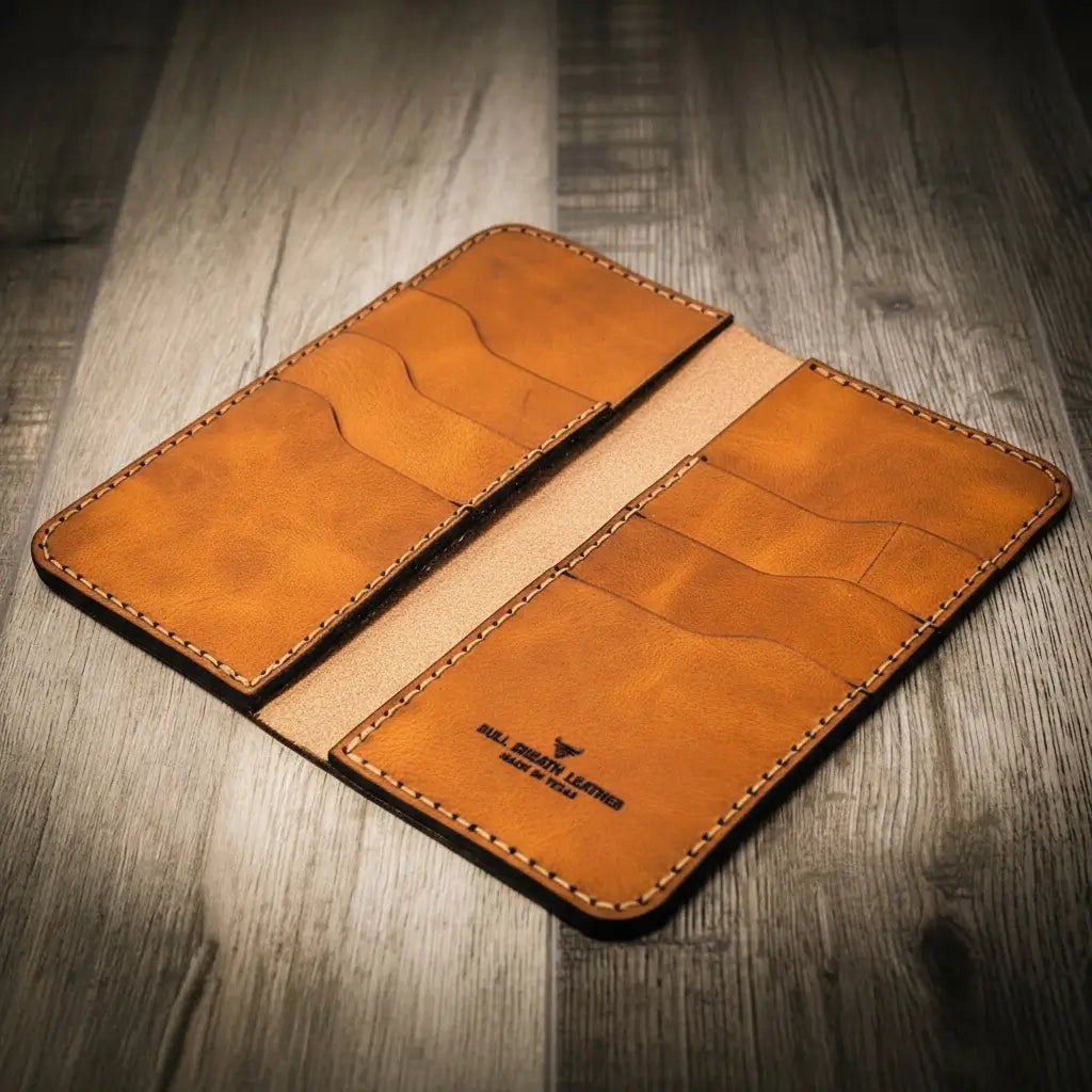 Western Long Wallet - Chestnut Brown
