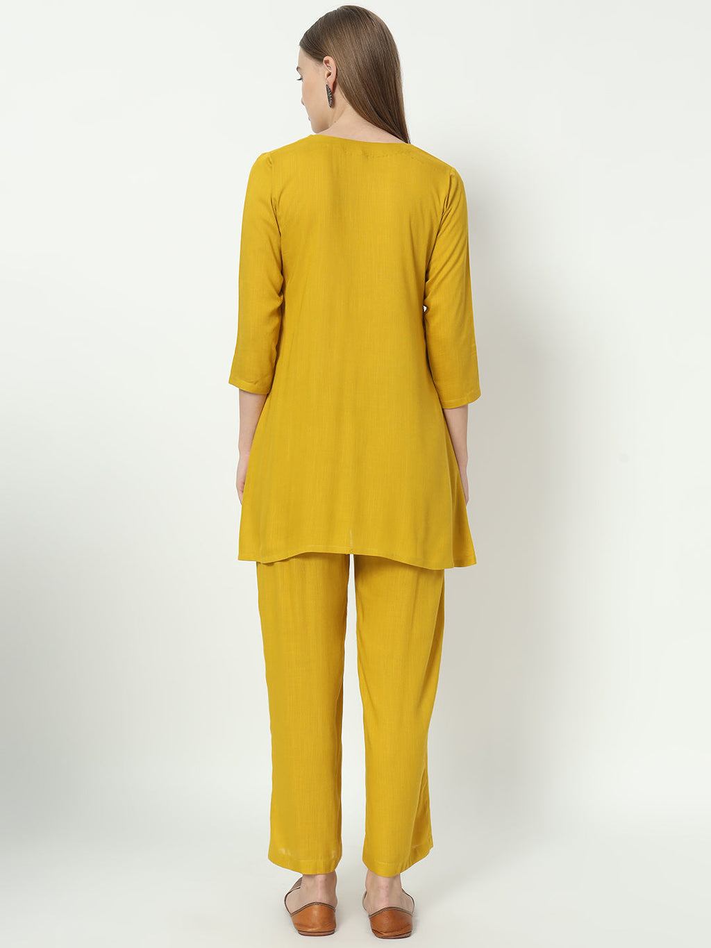 Mustard Yellow Pure Cotton Co-Ord Set