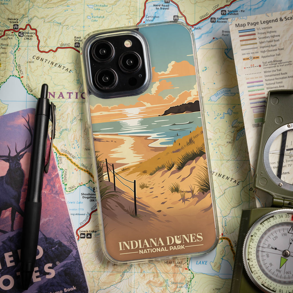 National Parks Indiana Dunes HD Apple iPhone 11 Series Phone Case