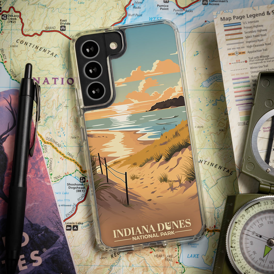 National Parks Indiana Dunes HD Samsung Galaxy S24 Phone Case