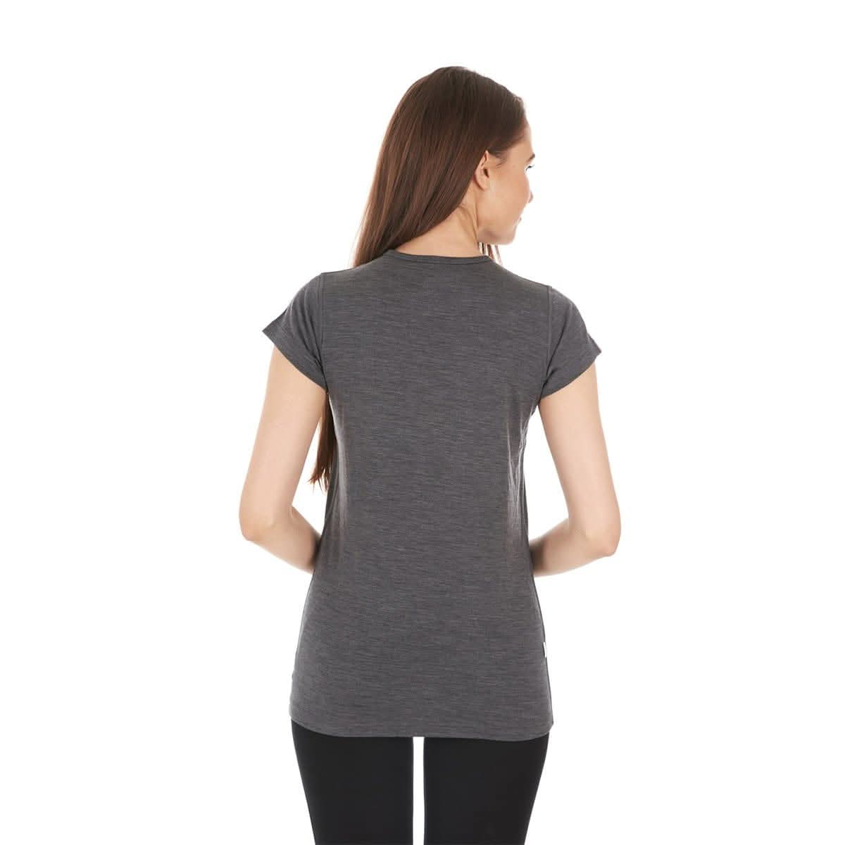 Lightweight Women's Merino Wool Short Sleeve Crew Neck T-Shirt