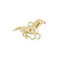 Élan Équestre 14K Yellow Gold Horse Dangle