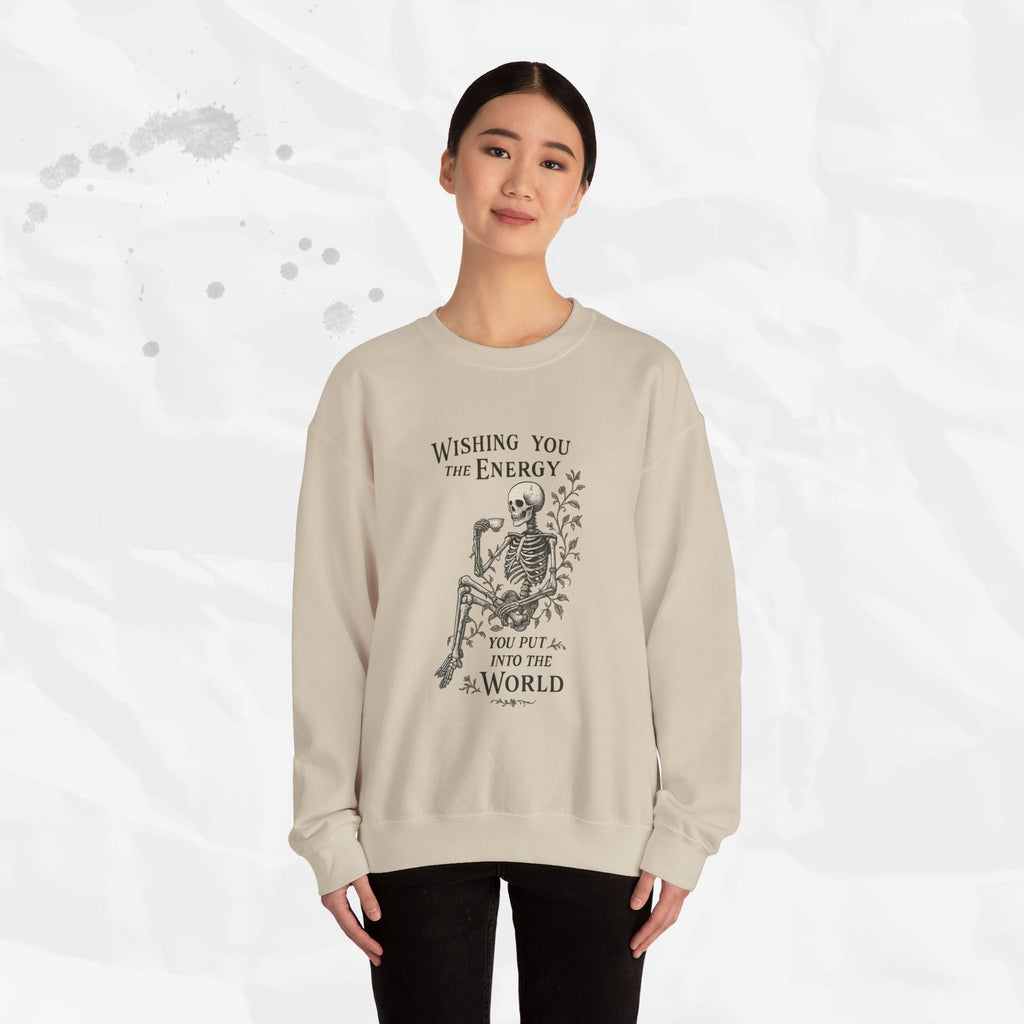 Wishing You the Energy Graphic Crewneck Sweatshirt - Image 12