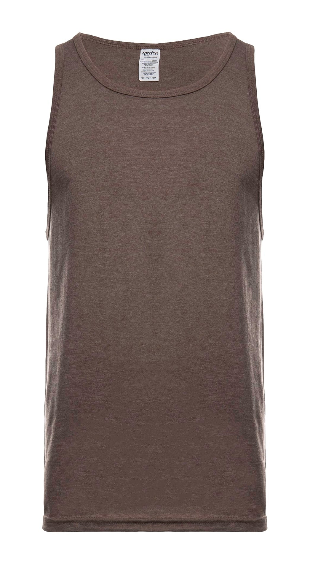 Classic White Men's Tank Top - Soft Ring-Spun Cotton Blend - Image 6