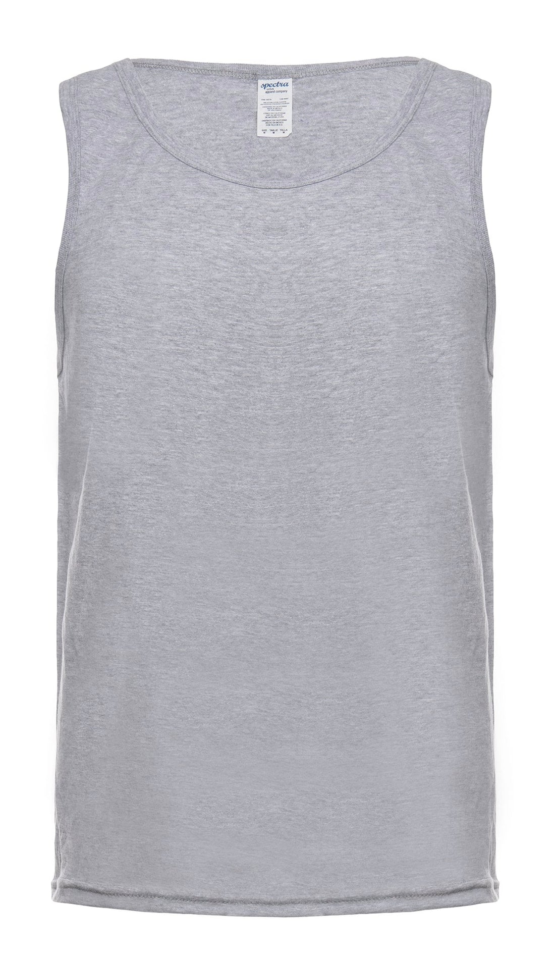 Classic White Men's Tank Top - Soft Ring-Spun Cotton Blend - Image 8