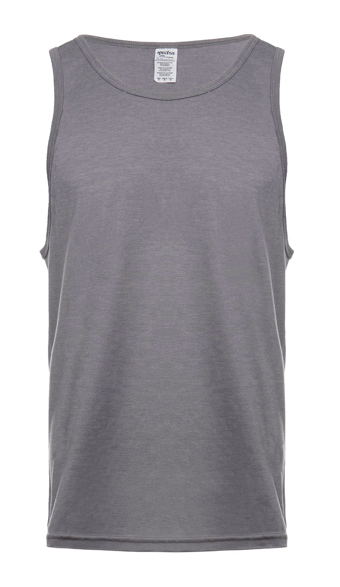 Classic White Men's Tank Top - Soft Ring-Spun Cotton Blend - Image 10