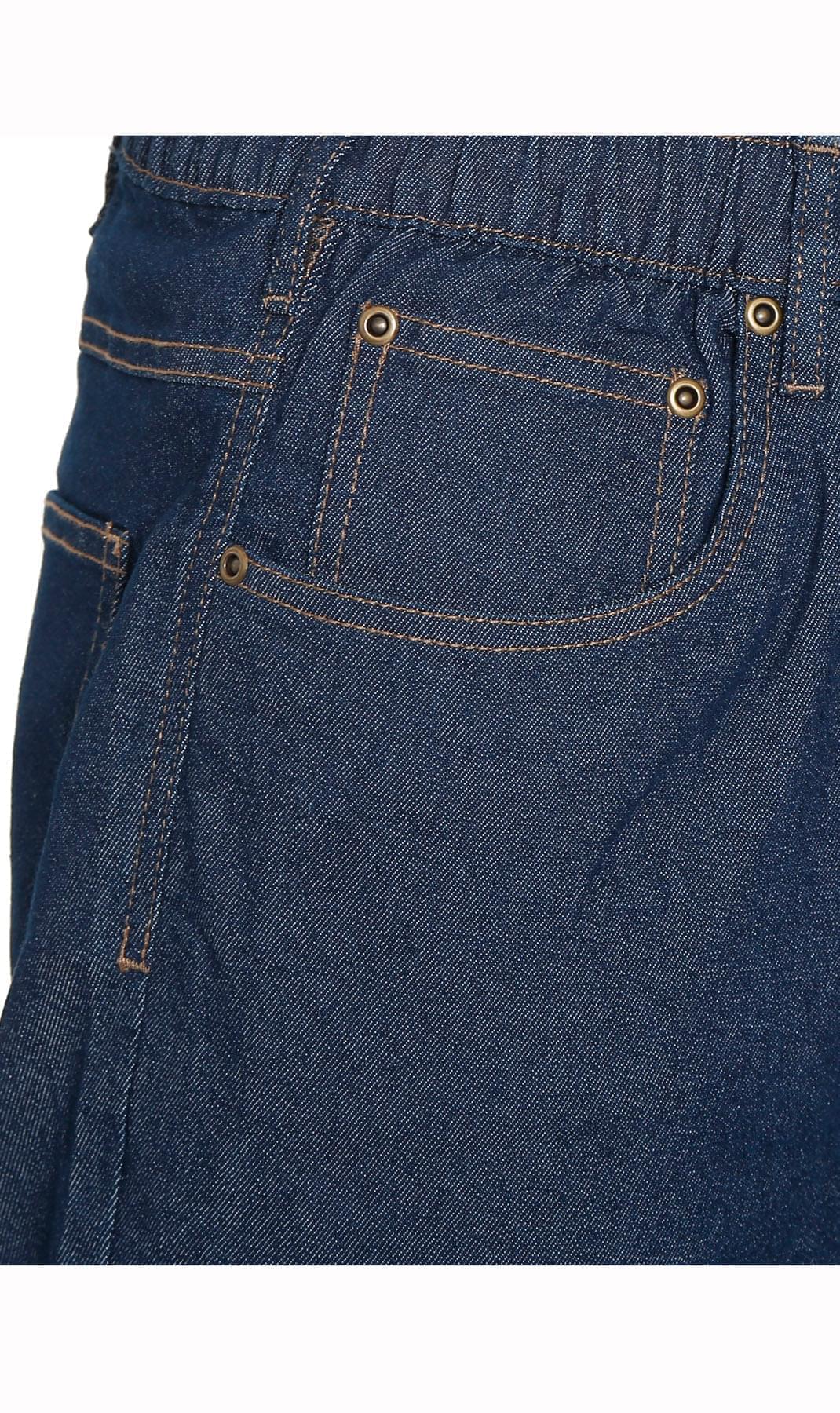 Men's Pull-On Elastic Waist Denim and Twill Pants - Relaxed Fit