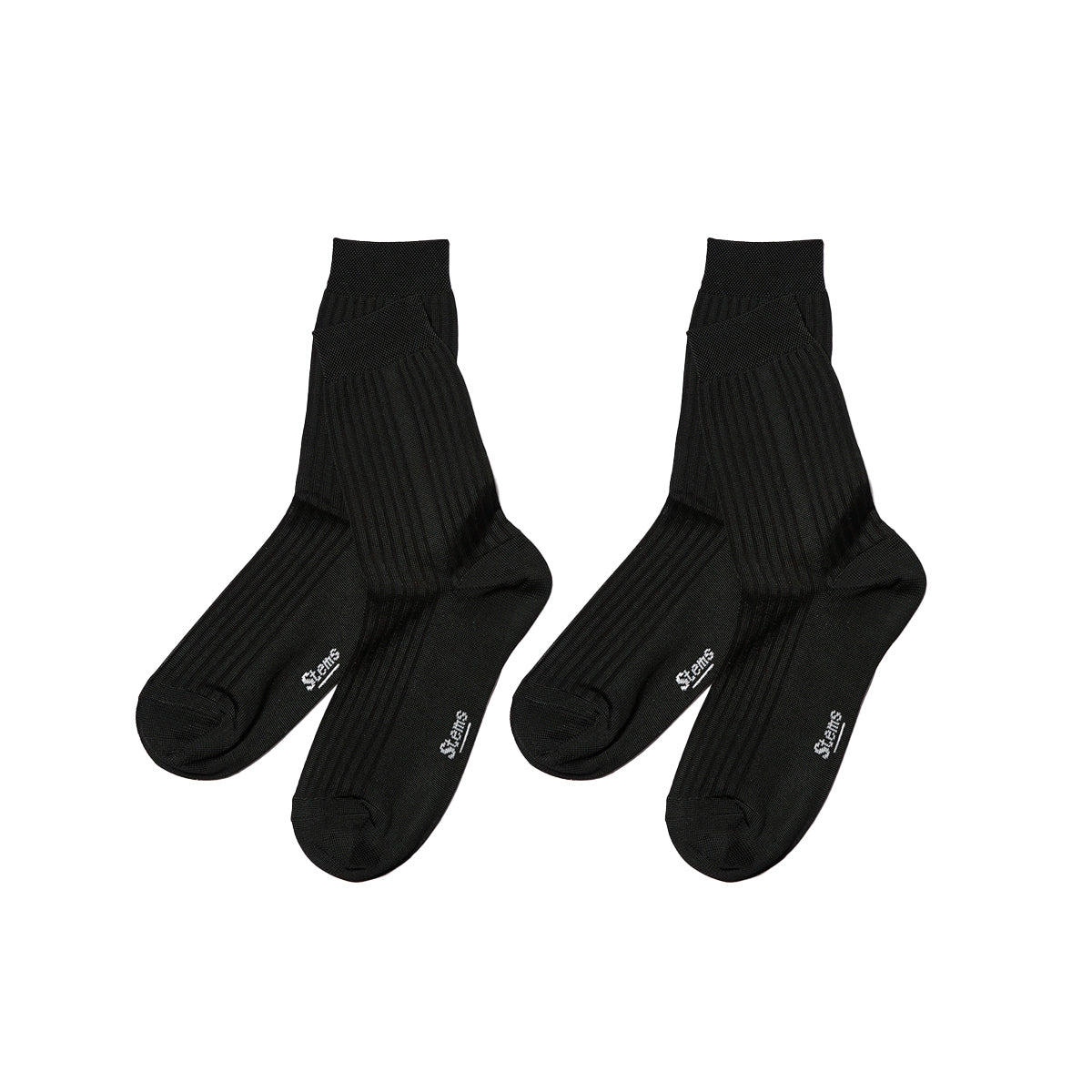 2-Pack Italian Silky Rib Socks