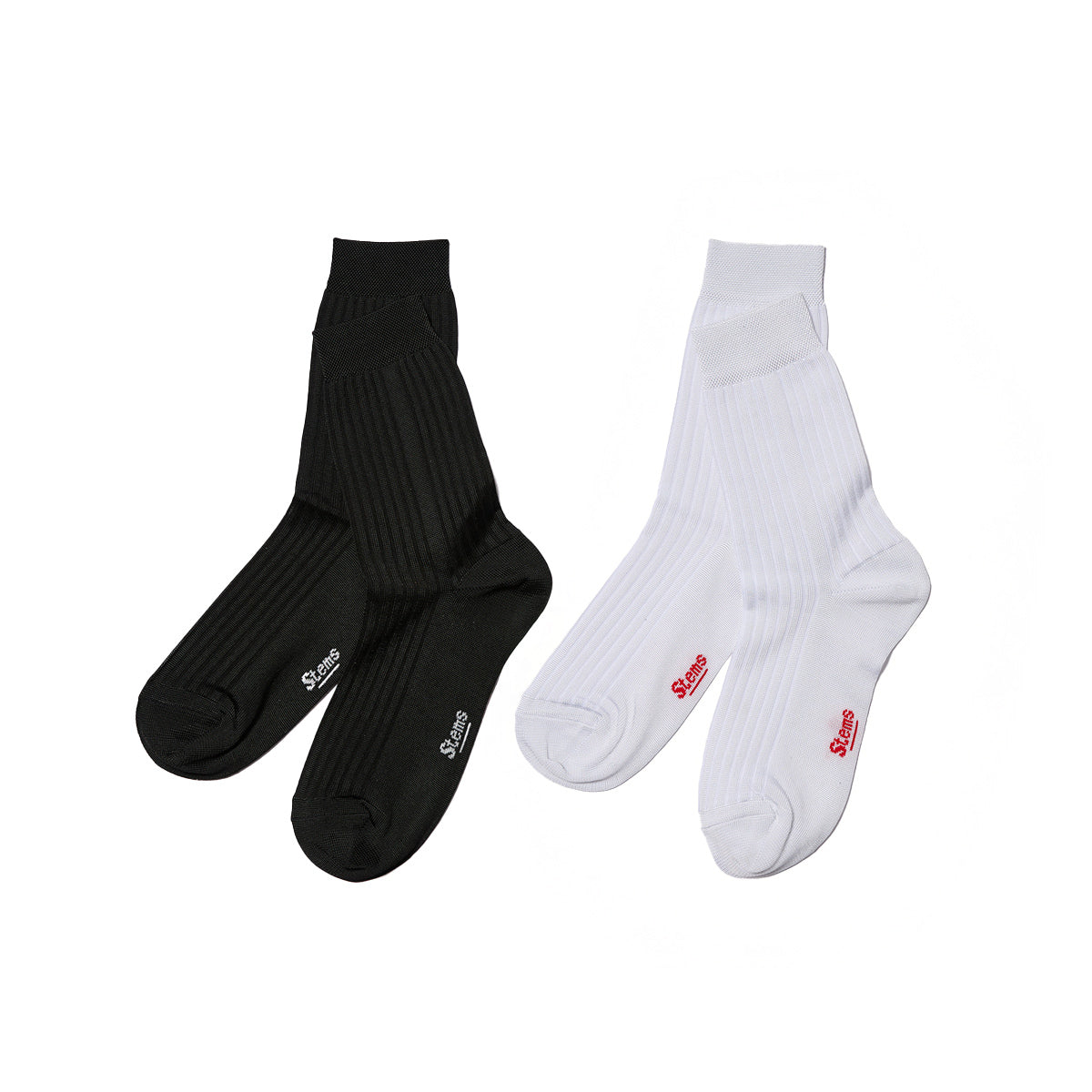 2-Pack Italian Silky Rib Socks