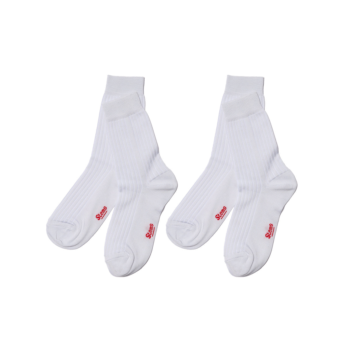 2-Pack Italian Silky Rib Socks