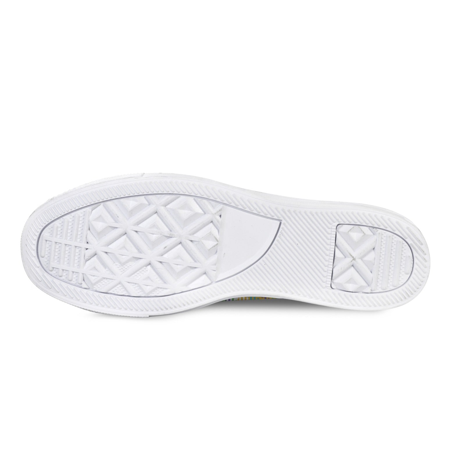 Yellow Plaid Canvas Low Top Sneakers for Women Stylish Casual Wear - Image 6