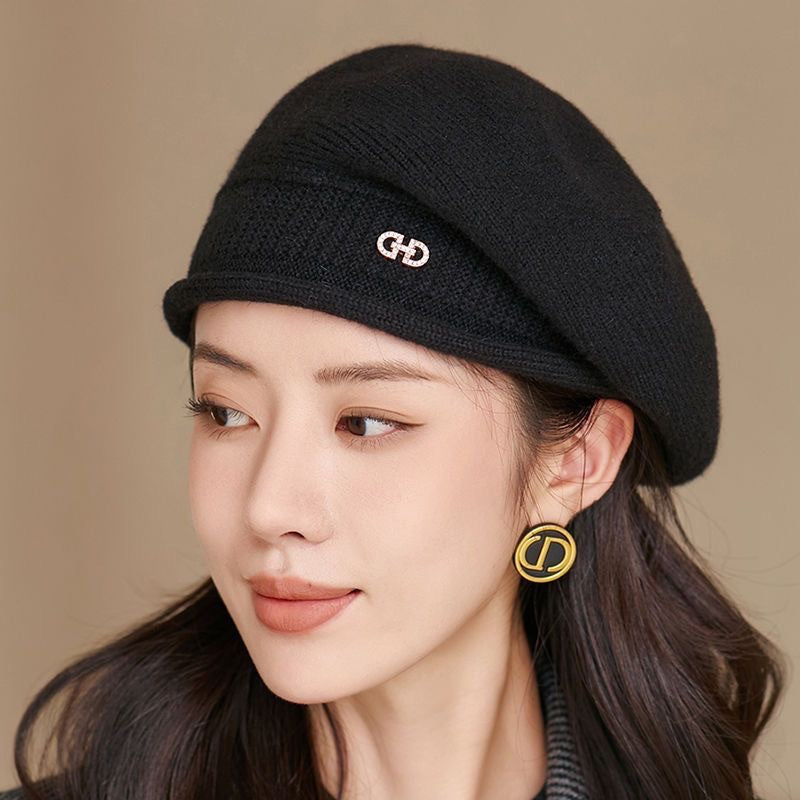 Women's Wool Knitted Winter Hat Soft Knit Beanie Cap - Image 5