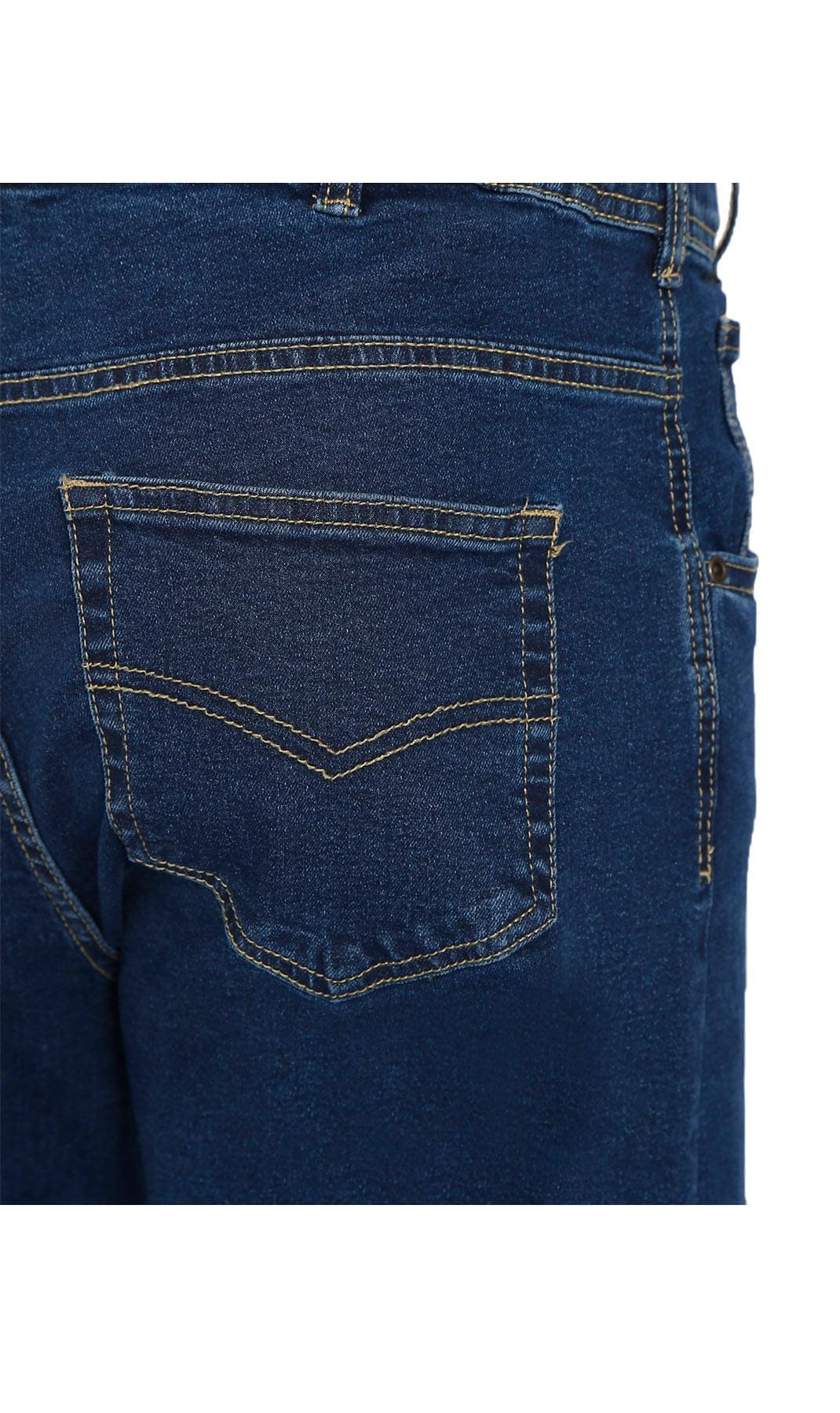 Men's Flex Waist Hidden Stretch Denim Jeans - Dark Blue Pull-On