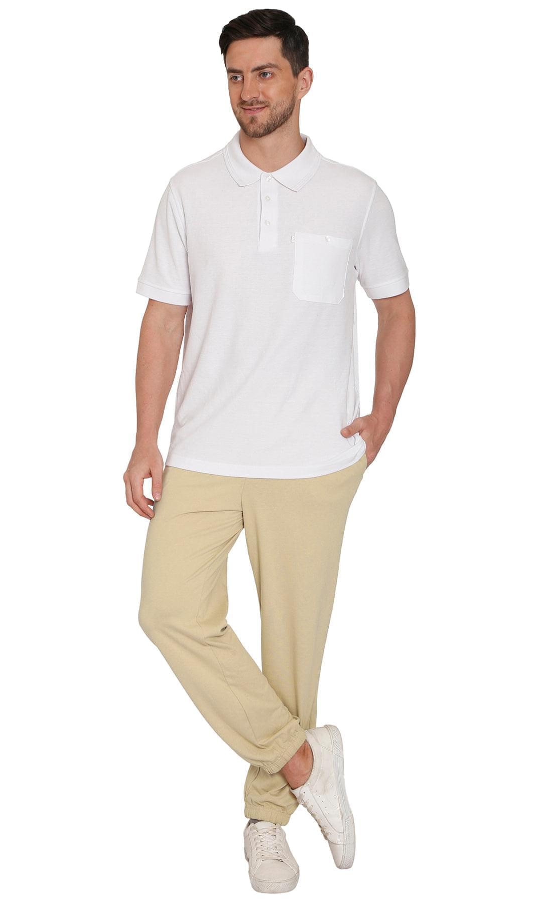 Men's Pull-On Elastic Waist Knit Pants - Relaxed Fit Lounge Trousers