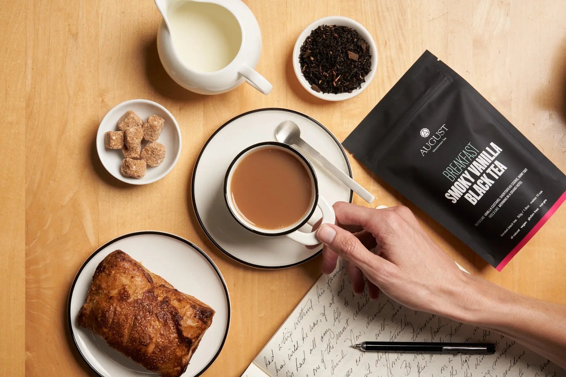 Breakfast Smoky Vanilla Black Tea Blend with Lapsang Souchong - Image 4
