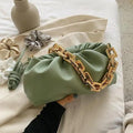 Soft Leather Designer Shoulder Bag - Minimalist Women's Handbag