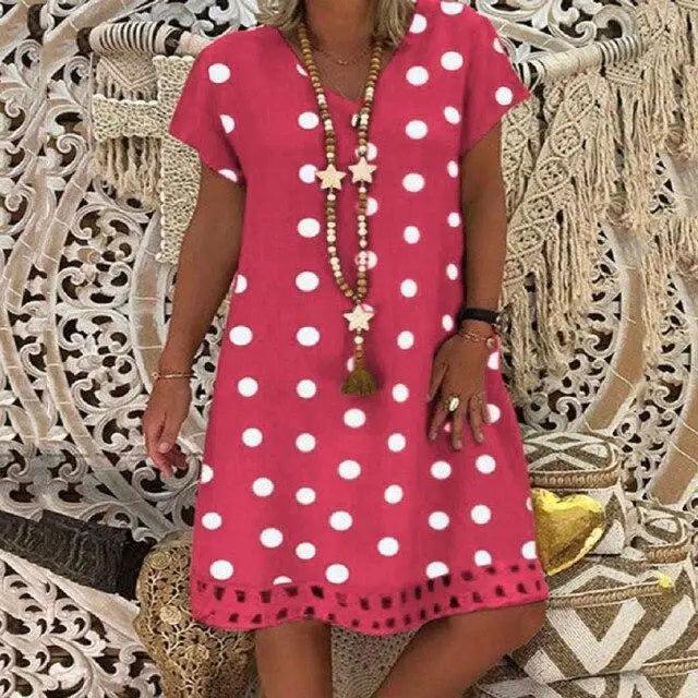 Stylish Summer Dress Loose Ladies Orange Yellow Summer Dresses For Women - Women Cute Outfits