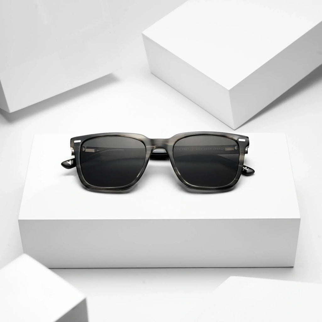 The Cooper Square Sunglasses in Black Smoke