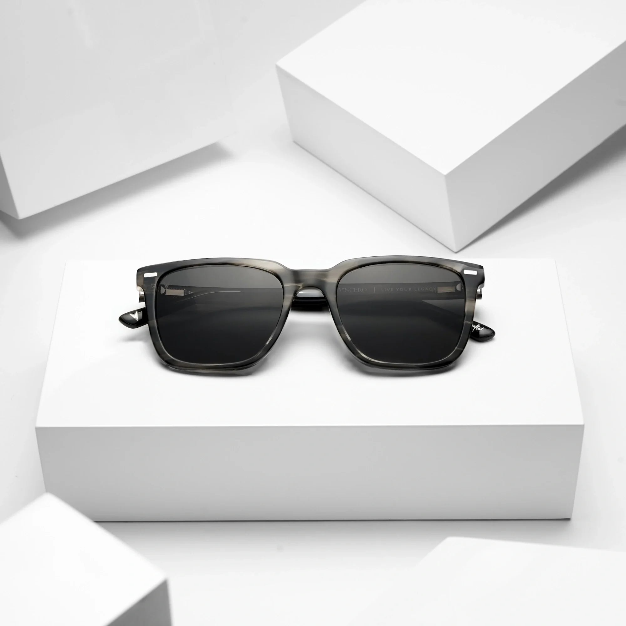 The Cooper Square Sunglasses in Black Smoke