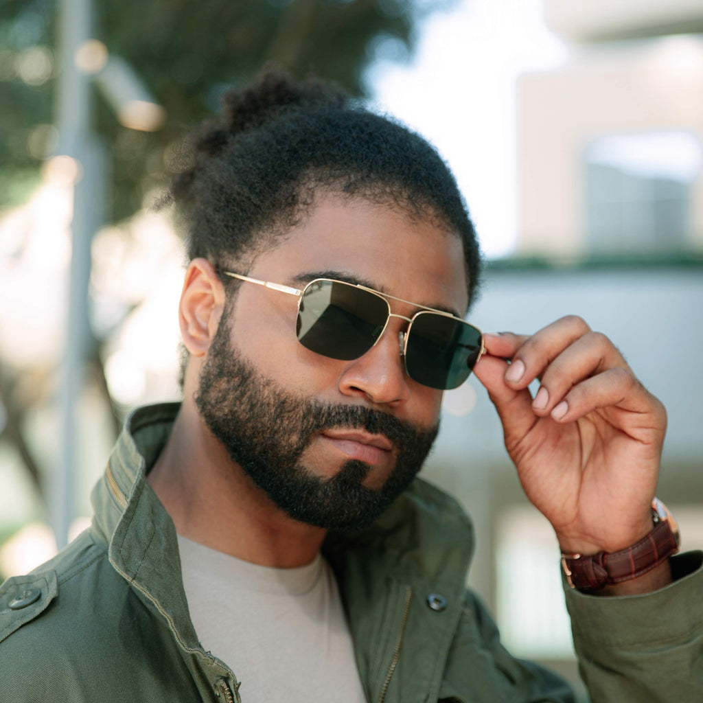 The Marshall Navigator Sunglasses in Classic Gold