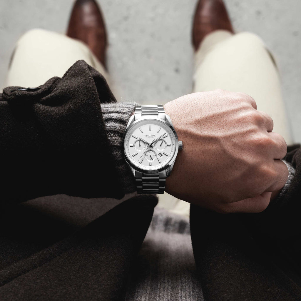 The Reserve Automatic Watch in Gray/Silver 41mm Case